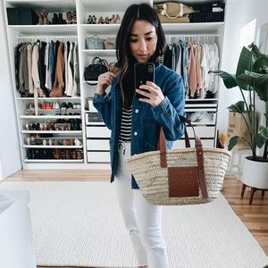 madewell denim patch pocket chore coat